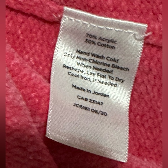 103 Talbots | EUC Jordan Chenille Crew Neck Sweater - Bright Pink, SP (Small P) - Picture 7 of 10